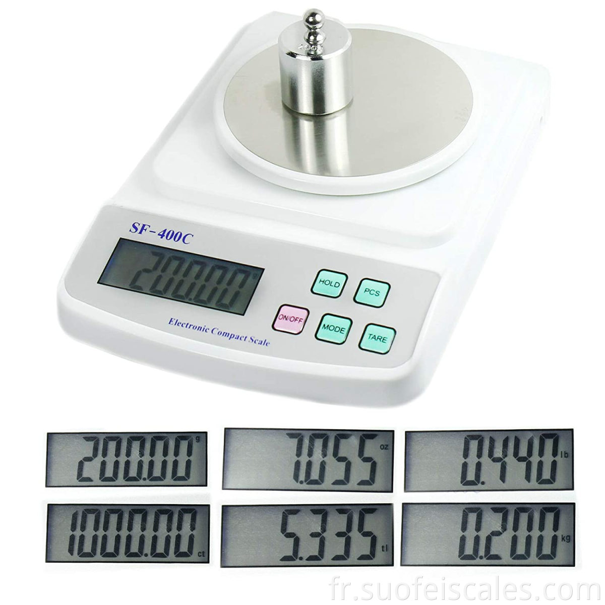 SF-400C Digital Food Scale de pesée de pesée à l'échelle de la plate-forme de cuisine